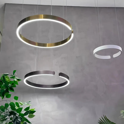 Eloer Modern Ring LED Chandelier for Living Room