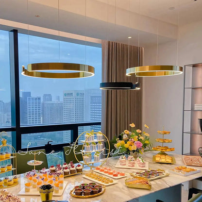 Eloer Modern Ring LED Chandelier for Living Room