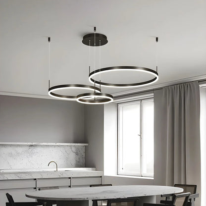 Eloer Modern Wireless Ring Chandelier Ceiling Lamp