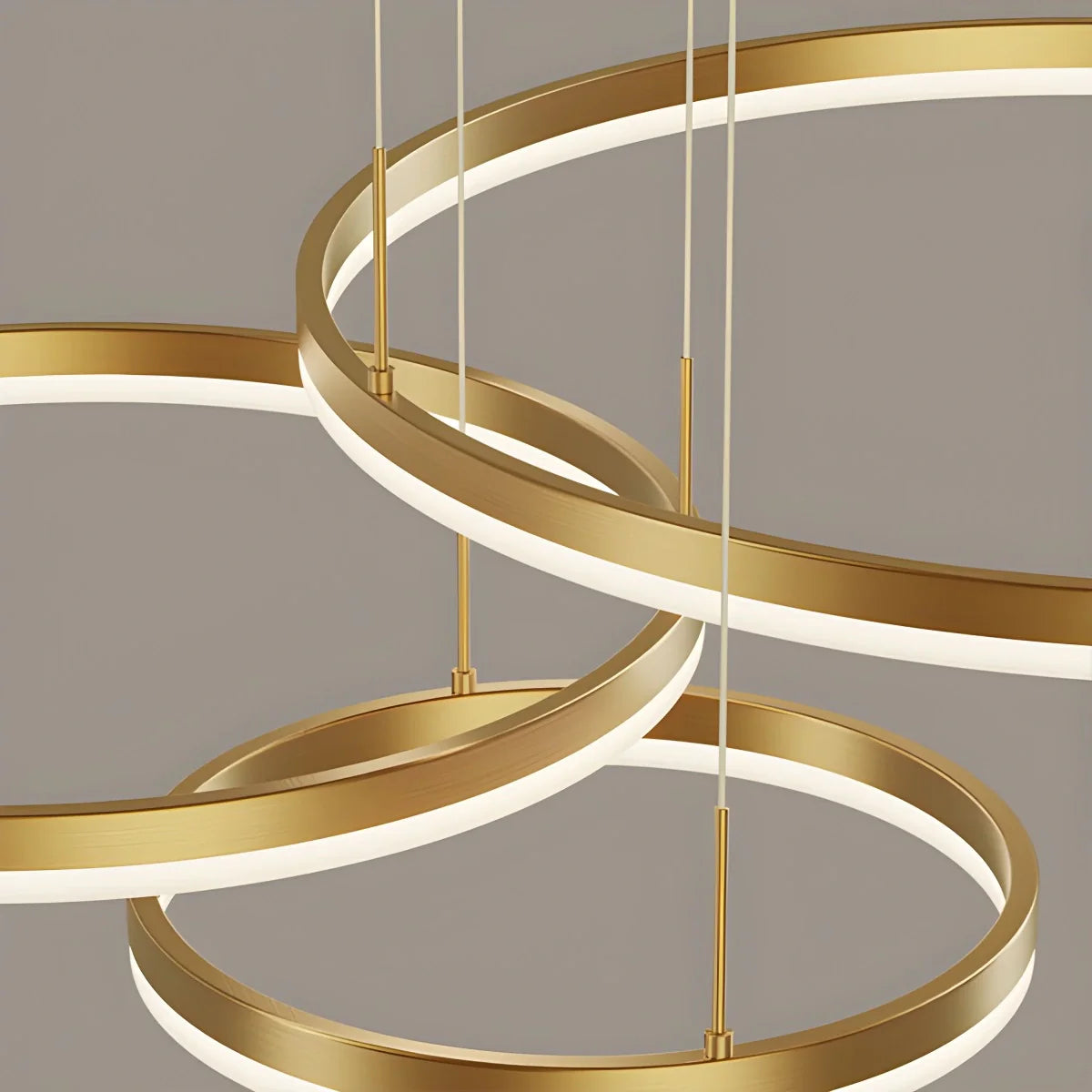 Eloer Modern Wireless Ring Chandelier Ceiling Lamp