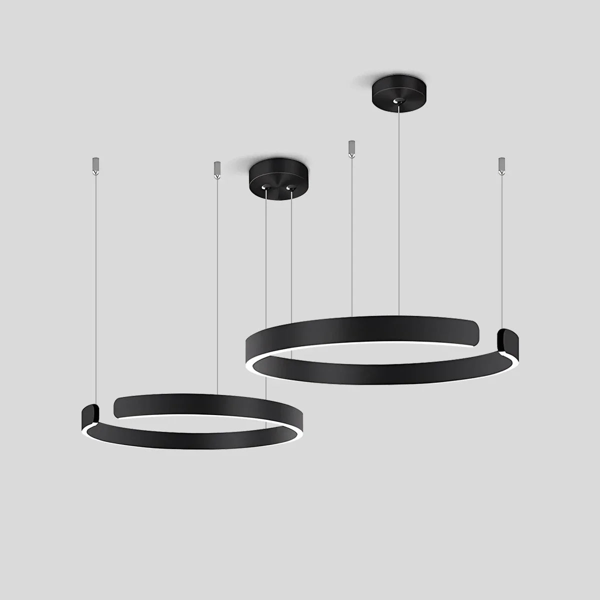 Eloer Modern Ring LED Chandelier for Living Room