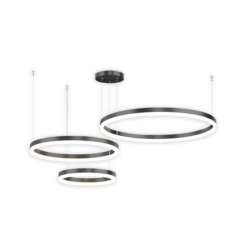 Eloer Modern Wireless Ring Chandelier Ceiling Lamp