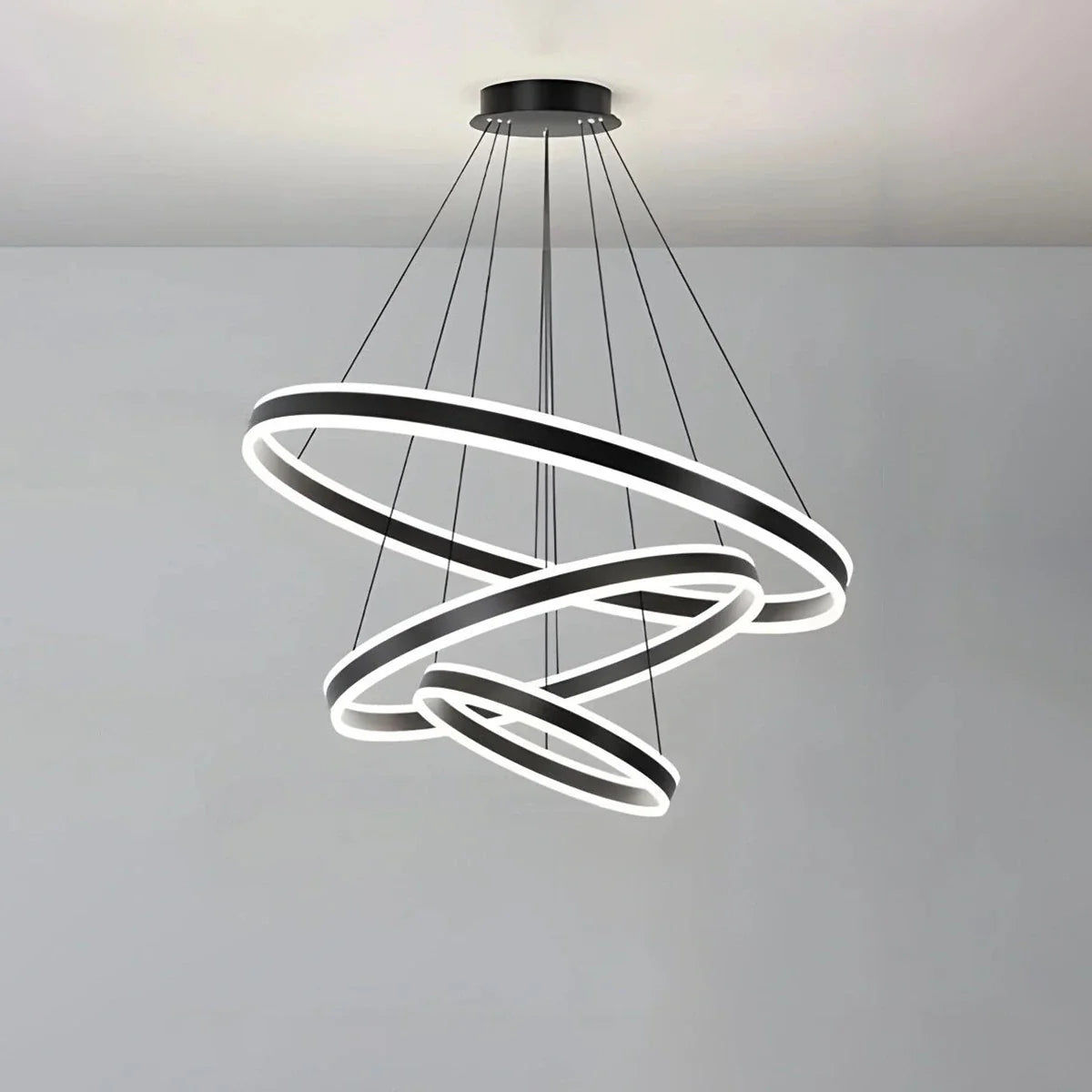 Eloer Circle Layered Living Room Chandelier