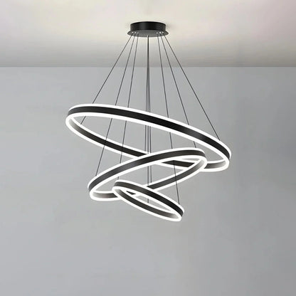 Eloer Circle Layered Living Room Chandelier