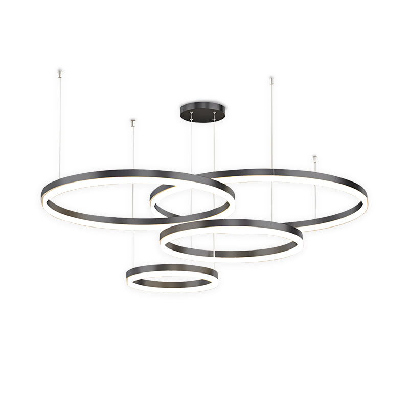 Eloer Modern Wireless Ring Chandelier Ceiling Lamp