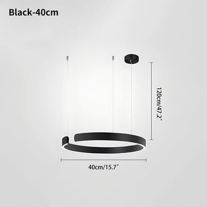 Eloer Modern Ring LED Chandelier for Living Room