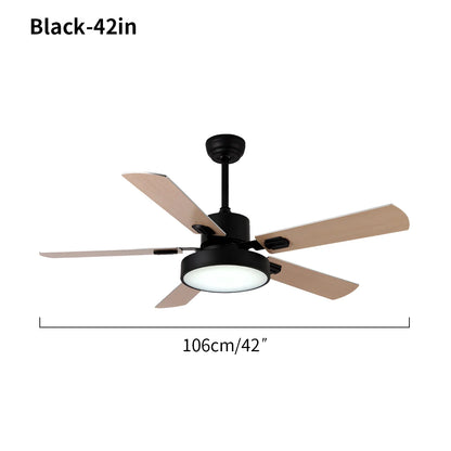 Eloer 5 Blade Vintage Ceiling Fan Light for Living Room