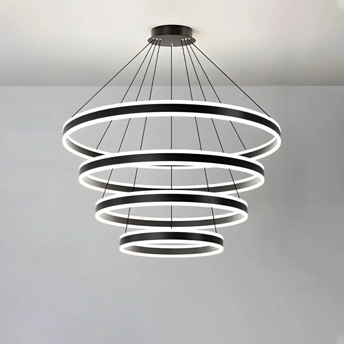 Eloer Circle Layered Living Room Chandelier