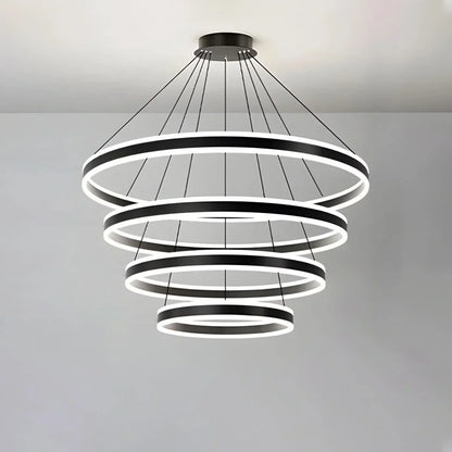 Eloer Circle Layered Living Room Chandelier