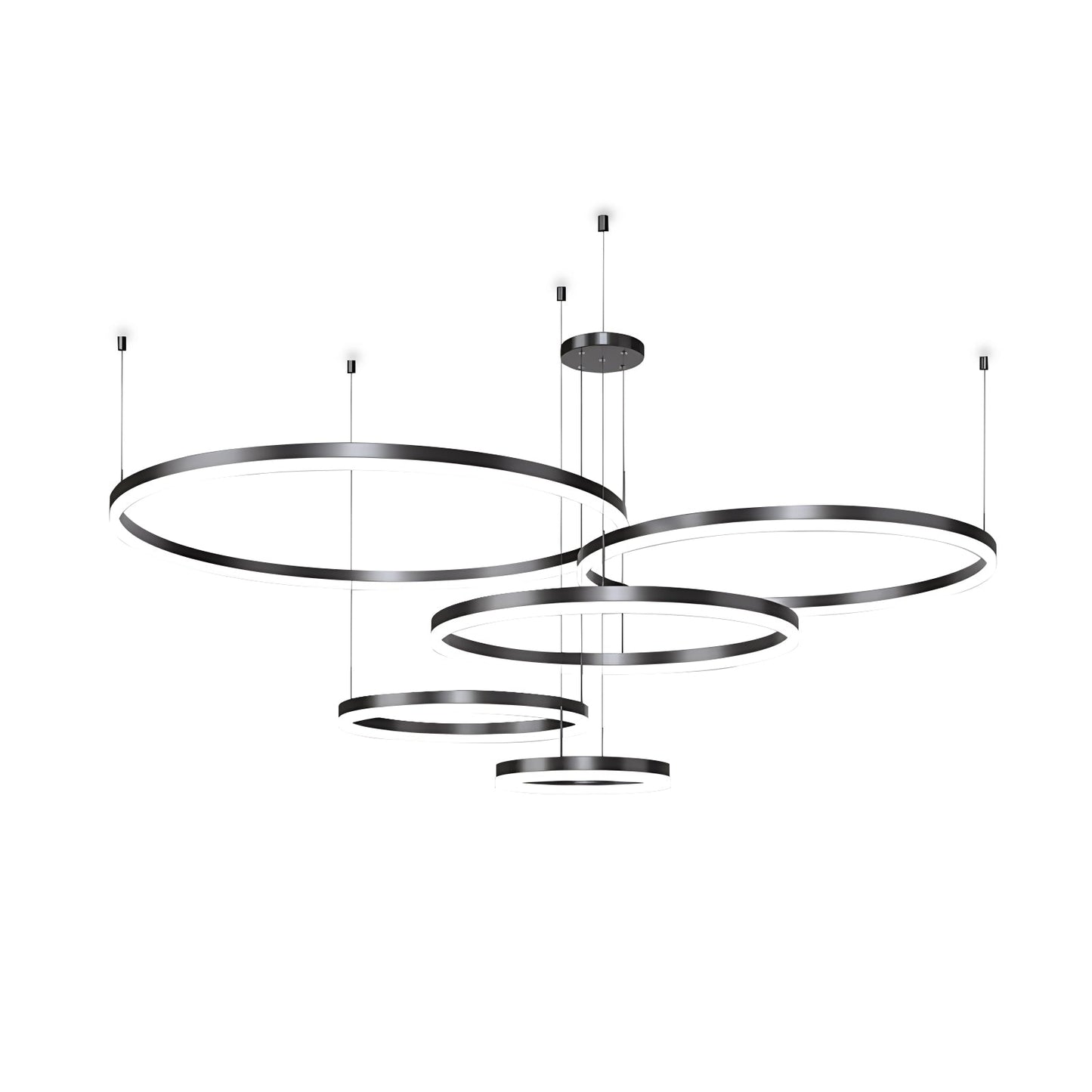 Eloer Modern Wireless Ring Chandelier Ceiling Lamp