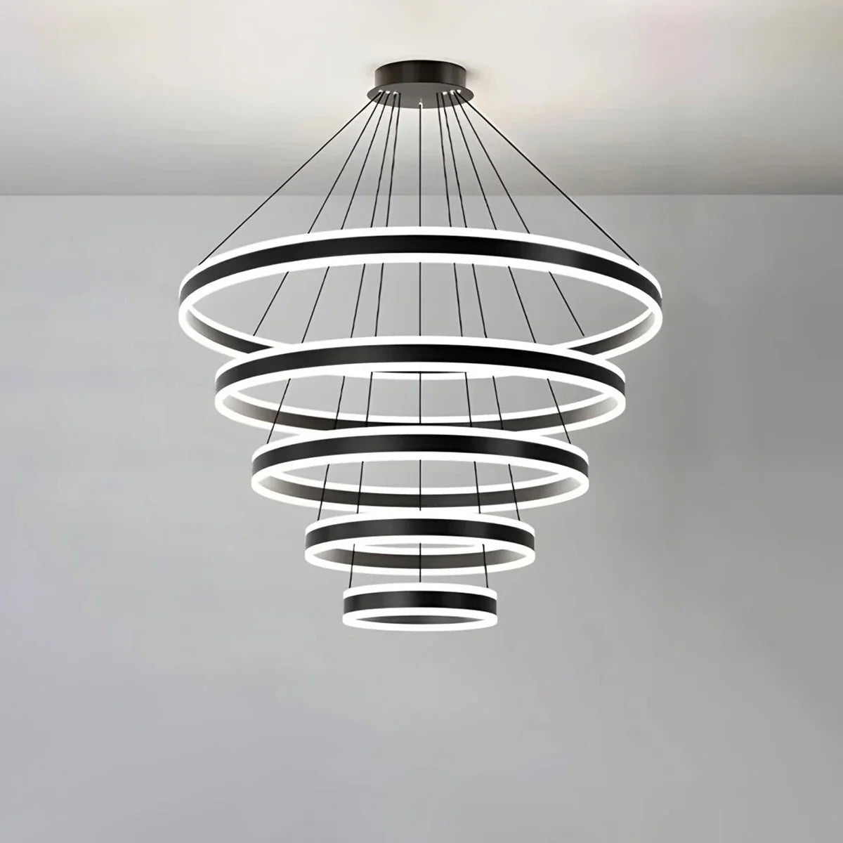 Eloer Circle Layered Living Room Chandelier