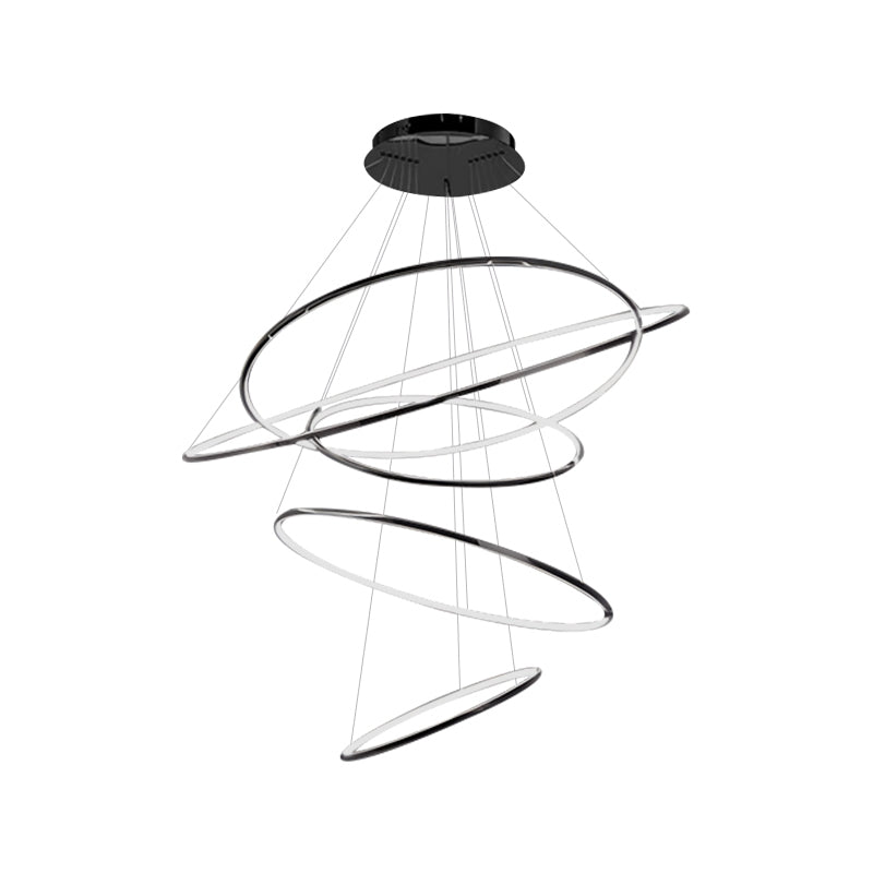 Eloer Large Tiered Ring Foyer Chandelier