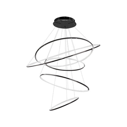 Eloer Large Tiered Ring Foyer Chandelier