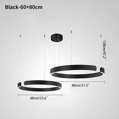 Eloer Modern Ring LED Chandelier for Living Room