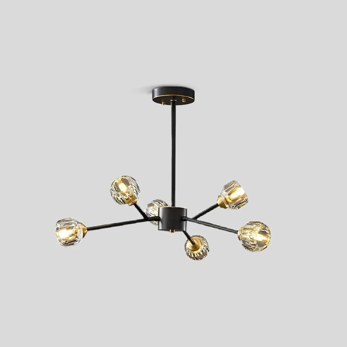 Eloer Crystal Ball Round Cluster Chandelier