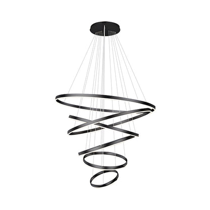 Eloer Tiered Ring Chandelier for Dining Room