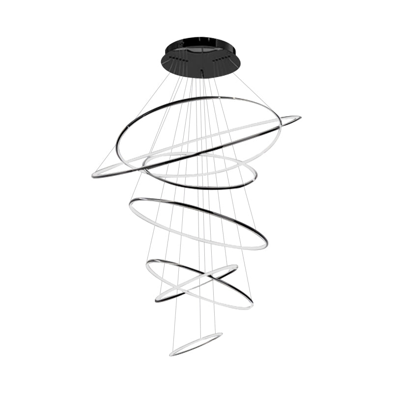 Eloer Large Tiered Ring Foyer Chandelier