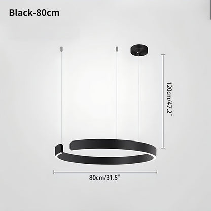 Eloer Modern Ring LED Chandelier for Living Room