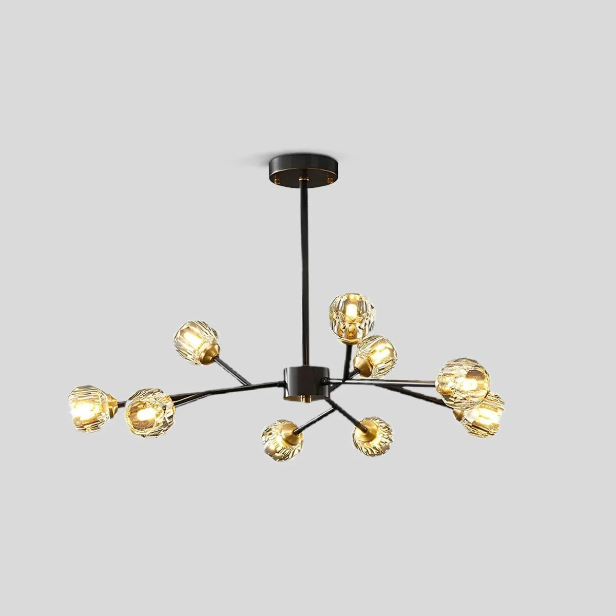 Eloer Crystal Ball Round Cluster Chandelier