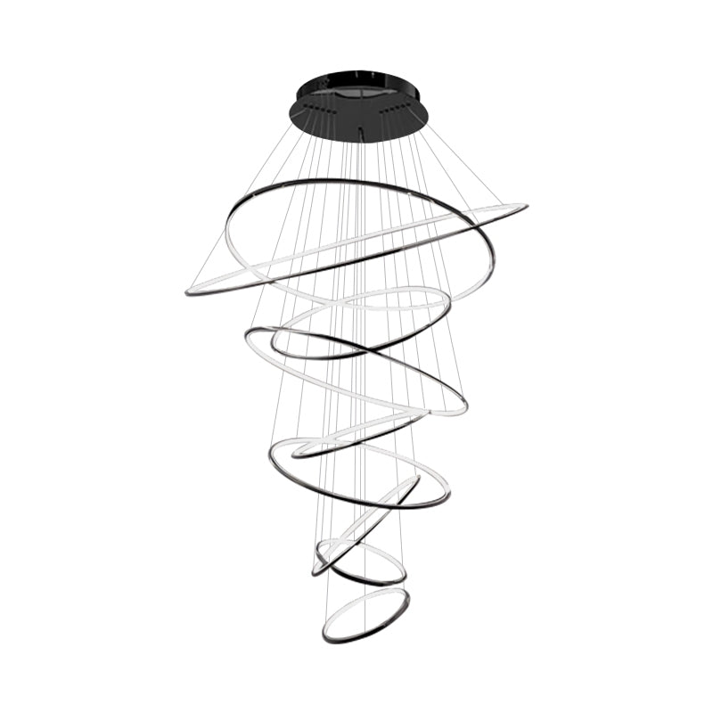 Eloer Large Tiered Ring Foyer Chandelier