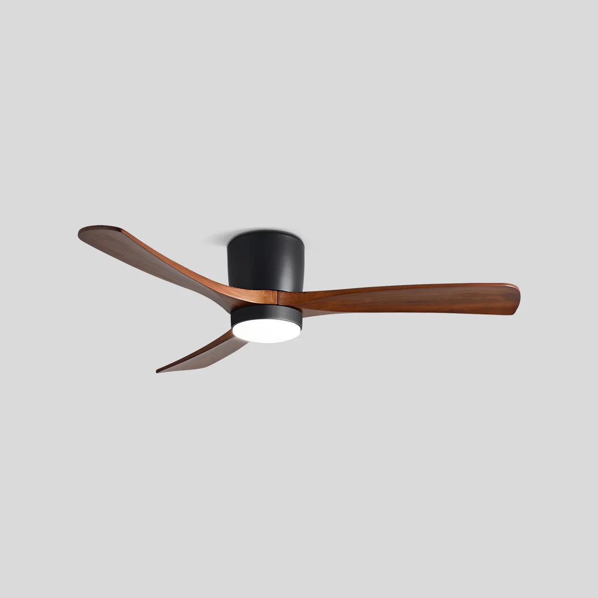 Eloer Large Low Profile Ceiling Fan with Light