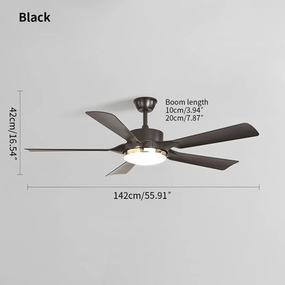 Eloer Dimmable Ceiling Fan with Light & Remote Control