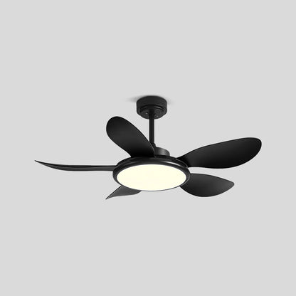 Eloer 5-Blade Wood Ceiling Fan with Light for Living Room