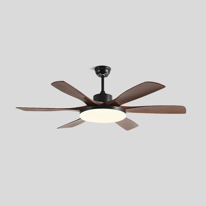 Eloer Living Room 6-Leaf Ceiling Fan Light