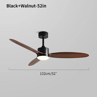 Eloer 3-Blade Ceiling Fan With Light for Bedroom
