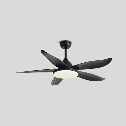 Eloer 5 Blade Contemporary Ceiling Fan Lamp