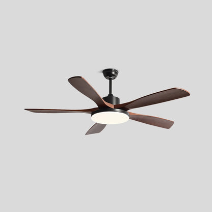 Eloer Minimalist Ceiling Fan with Light for Living Room