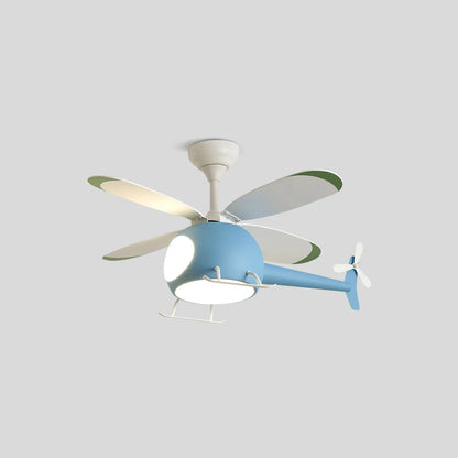 Eloer Airplane Ceiling Fan Lamp for Children’s Room
