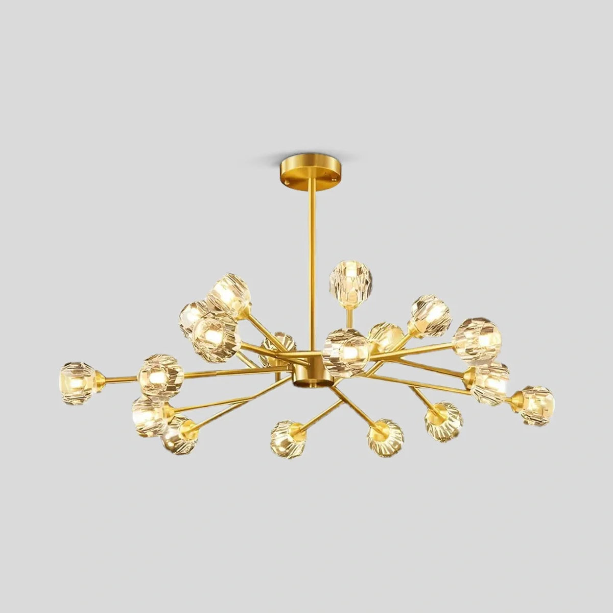 Eloer Crystal Ball Round Cluster Chandelier