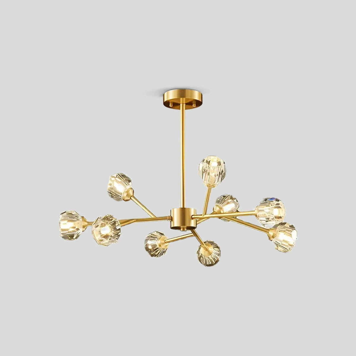 Eloer Crystal Ball Round Cluster Chandelier