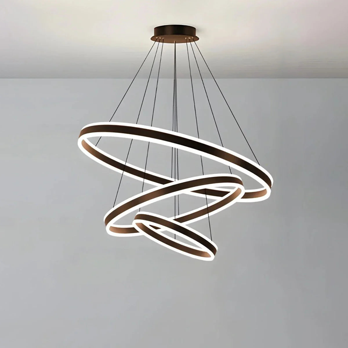 Eloer Circle Layered Living Room Chandelier