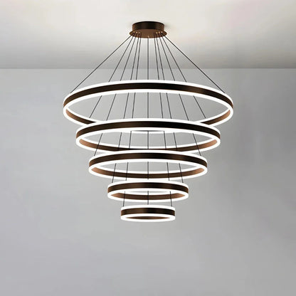Eloer Circle Layered Living Room Chandelier