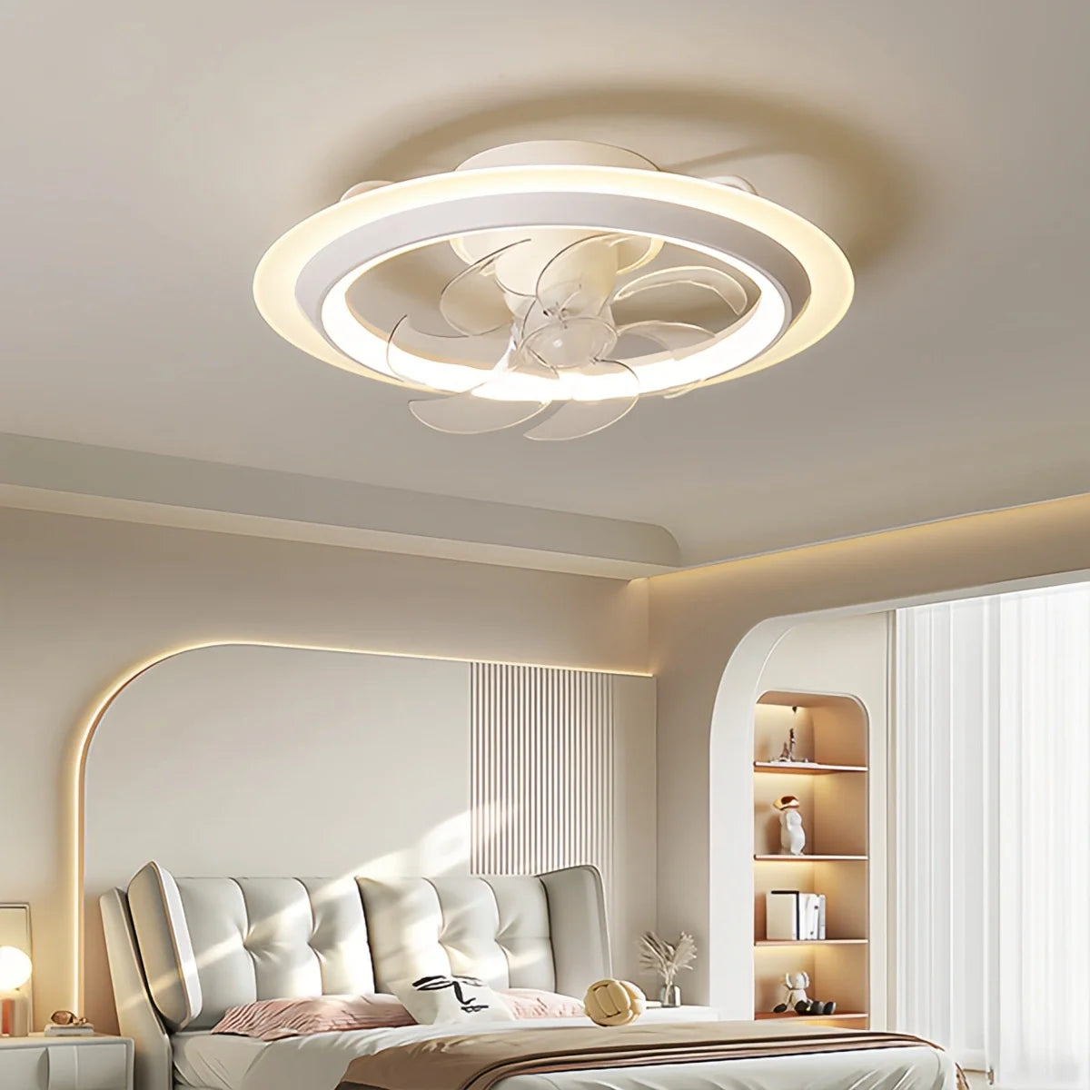 Eloer Creative 360° Rotating Ceiling Fan with Light