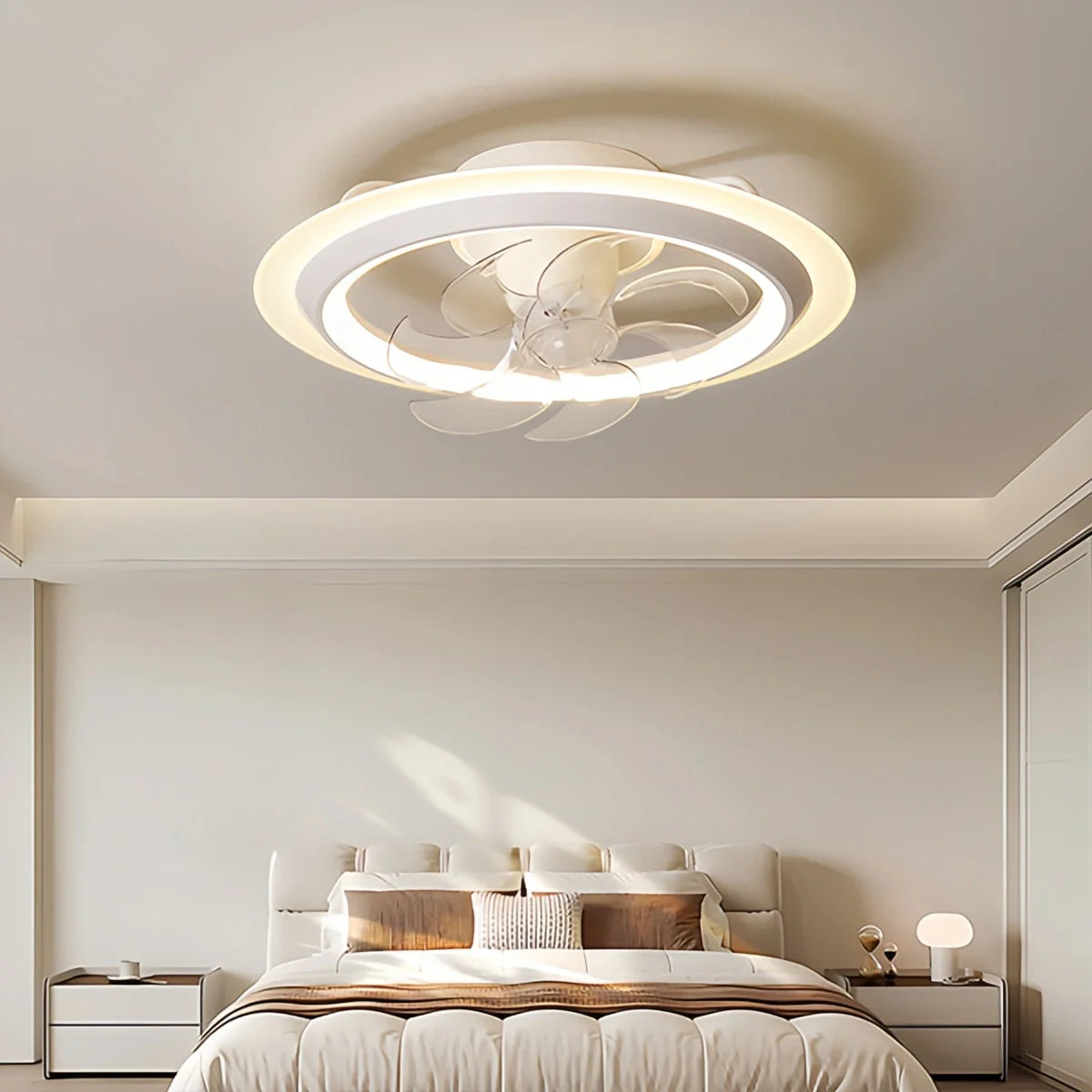 Eloer Creative 360° Rotating Ceiling Fan with Light