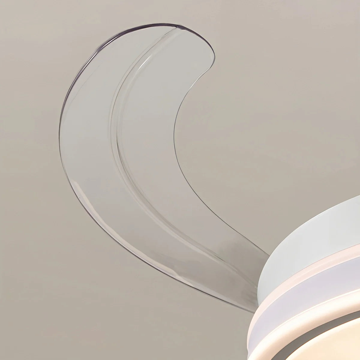 Eloer Modern Ceiling Fan with LED Light & Remote Control