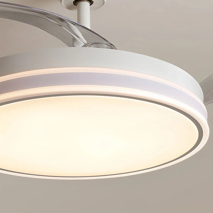 Eloer Modern Ceiling Fan with LED Light & Remote Control