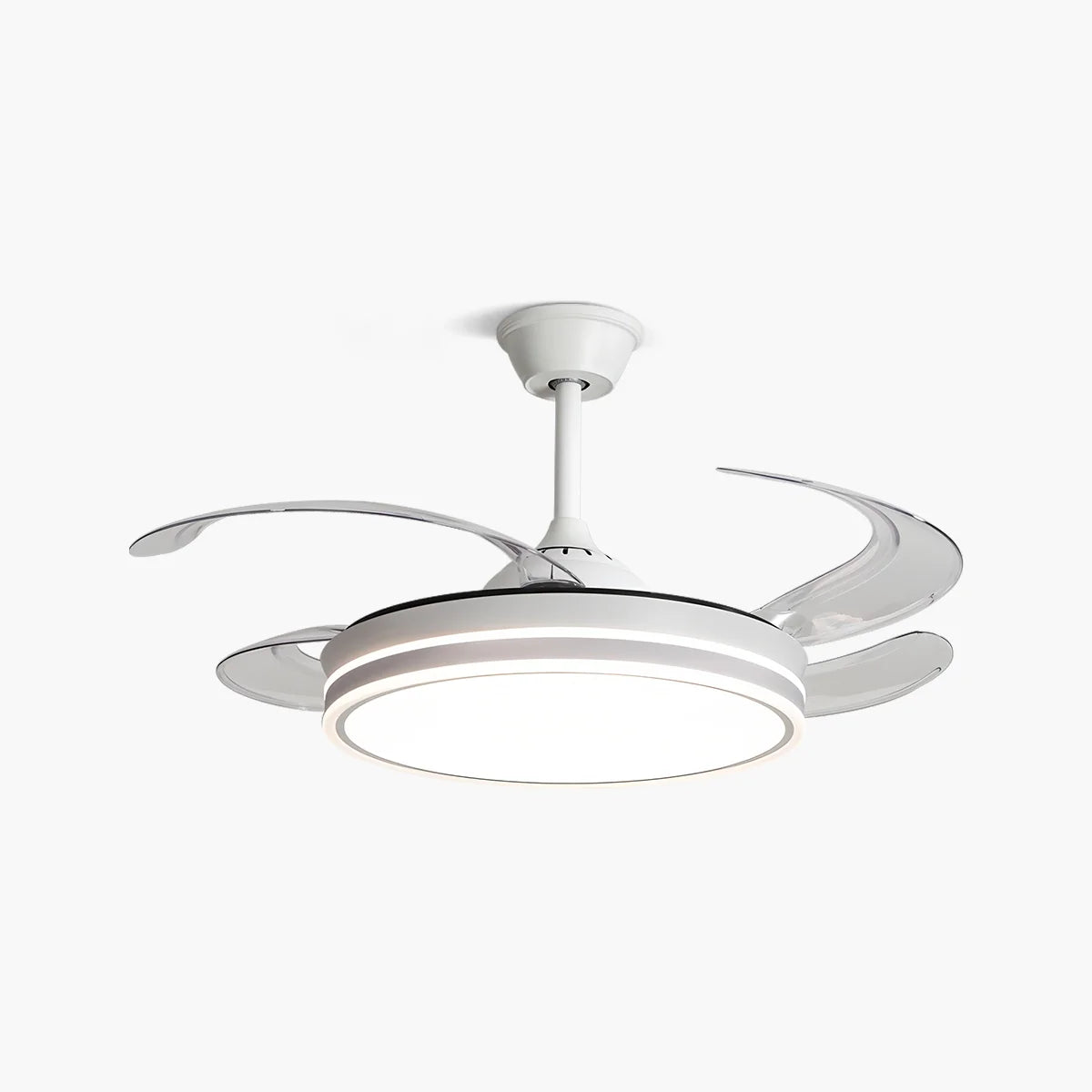Eloer Modern Ceiling Fan with LED Light & Remote Control