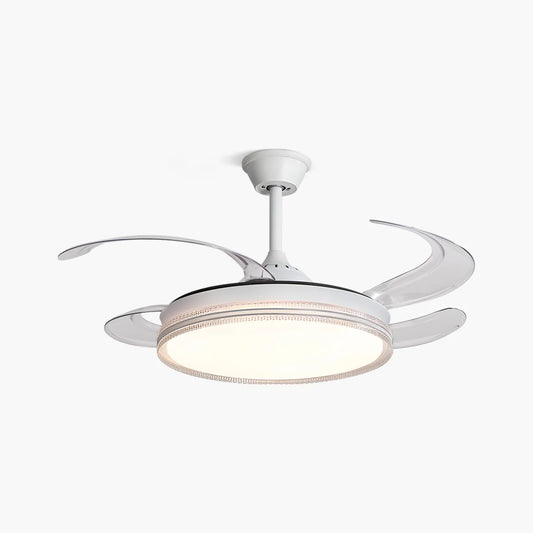 Eloer Modern LED Ceiling Fan Lights with Remote Control