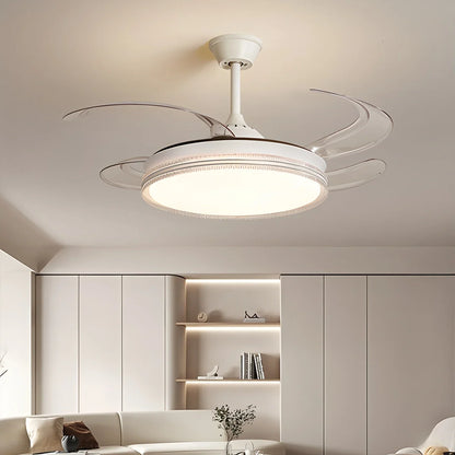 Eloer Modern LED Ceiling Fan Lights with Remote Control