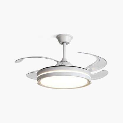 Eloer Modern Silent Remote Control Ceiling Fan with Light