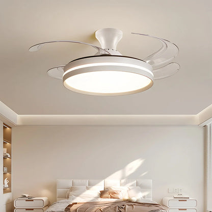 Eloer Modern Silent Remote Control Ceiling Fan with Light