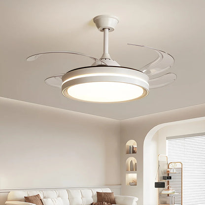 Eloer Modern Silent Remote Control Ceiling Fan with Light