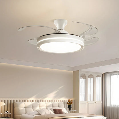 Eloer Modern Silent Remote Control Ceiling Fan with Light
