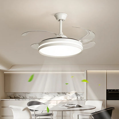 Eloer Modern Silent Remote Control Ceiling Fan with Light