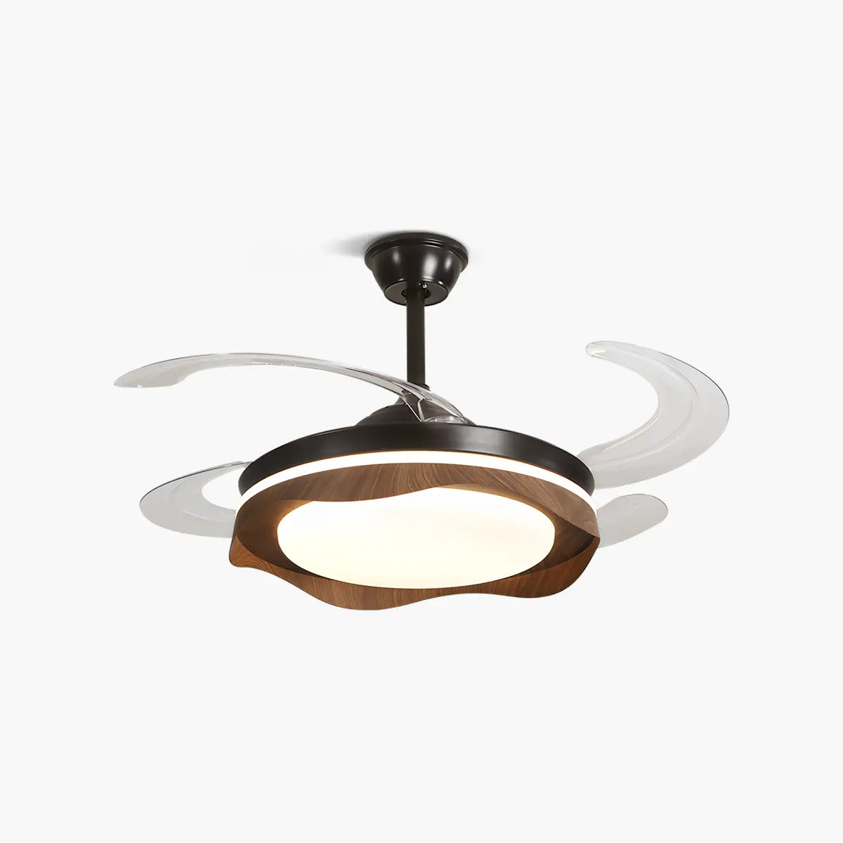 Eloer Retractable Blade Ceiling Fan with Light