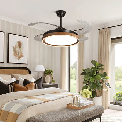 Eloer Retractable Blade Ceiling Fan with Light
